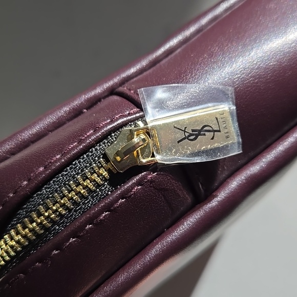 New never used Yves Saint Laurent beaute bag zipper clutch pouch make up bag ⭐ ❤ - Picture 4 of 9
